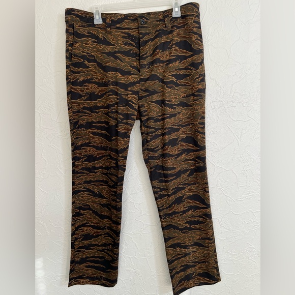 NWT Adidas Tiger Stripe Camouflage Stretch Denim Skateboarding Men's 34x32